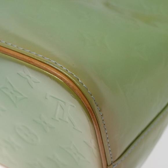 LOUIS VUITTON Monogram Vernis Houston Hand Bag Baby Blue M91005 LV Auth 115153 - Picture 15 of 16